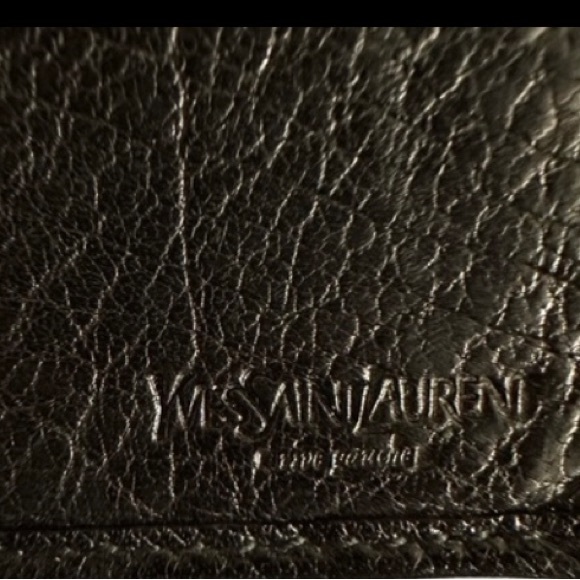 Yves Saint Laurent Trifold Wallet - excellent Preloved condition - soft leather - Picture 6 of 6